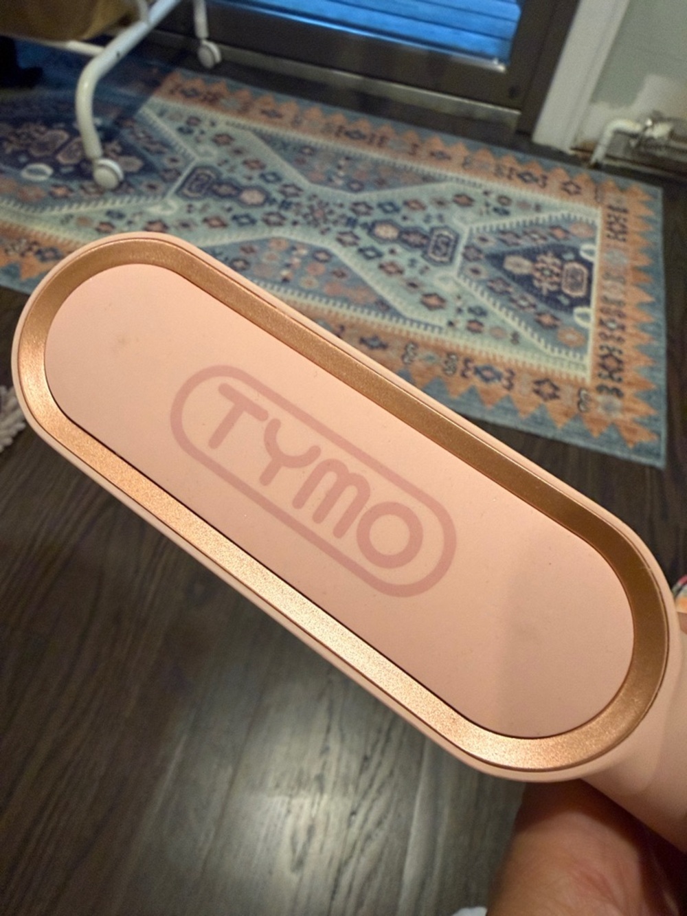 Tymo Pink hair straightening brush